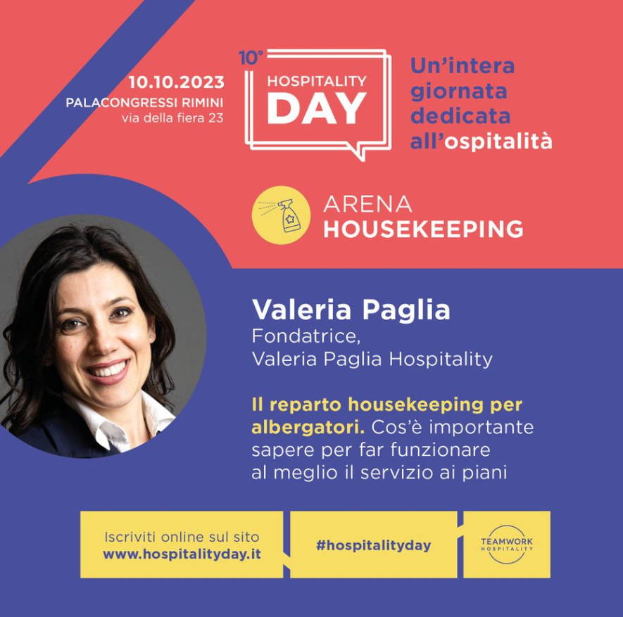 Hospitality Day PALACONGRESSI RIMINI – Valeria Paglia