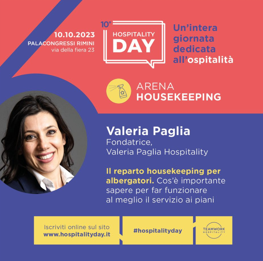 Hospitality Day PALACONGRESSI RIMINI - Valeria Paglia